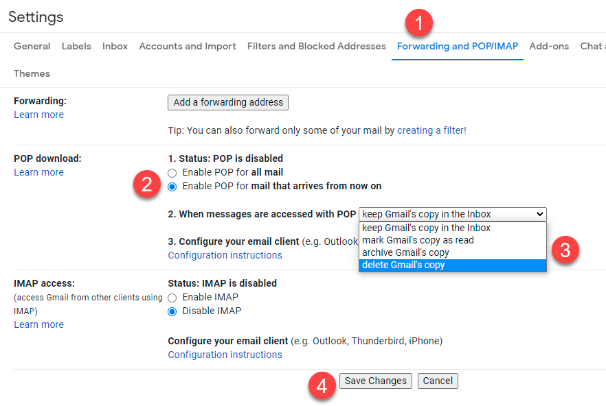 Gmail Settings