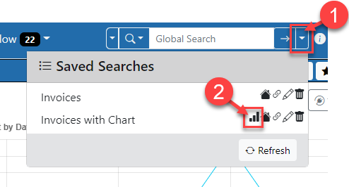 Add Search as Chart to Home