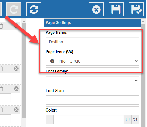 Configure E-form Page for Tabs
