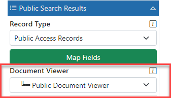 Select document viewer 